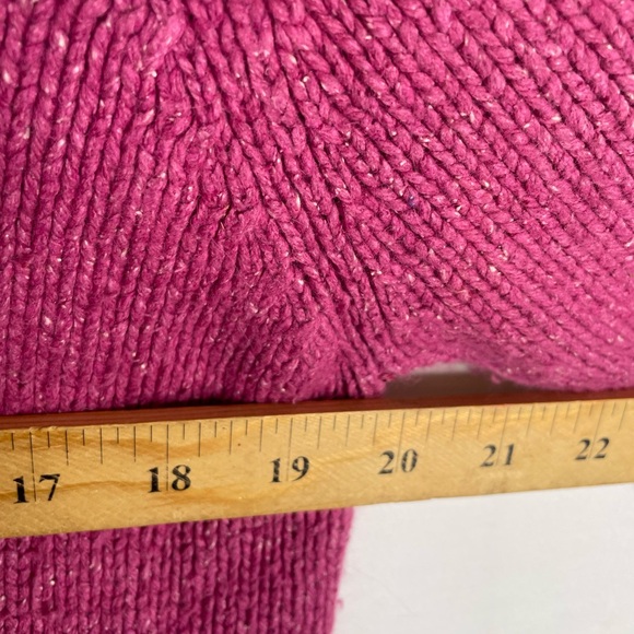 Nomadic Traders Women's Size Larger Neck Sweater Silk Nylon Angora Pink 103 - Picture 5 of 7